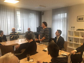 Karin Wilhelm leitete den Frühschoppen