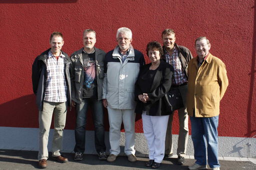 v.l.n.r.: Wilhelm van Beek (stellv. Fraktionsvorsitzender u. Pressesprecher), Konrad Klösters (Schriftführer), Karl-Heinz Gebauer, Klara Peeters (Geschäftsführerin), Rainer Dekkers, Hans-Gerd Fruhen (Fraktionsvorsitzender)
