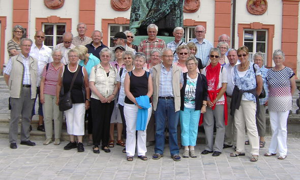 Teilnehmer einer, von der SPD Bedburg-Hau vermittelten, Studienfahrt des Bildungswerkes Stenden in die Fränkische Schweiz