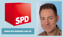 Logo SPD Bedburg-Hau und Wilhelm van Beek